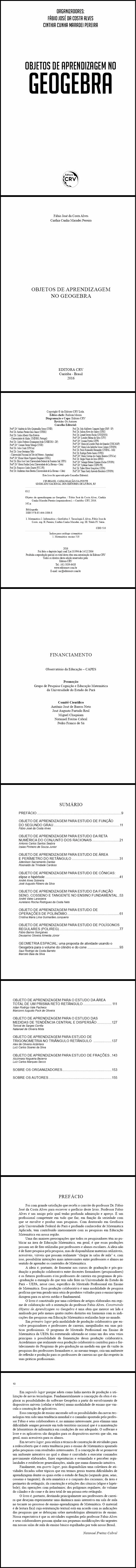 OBJETOS DE APRENDIZAGEM NO GEOGEBRA